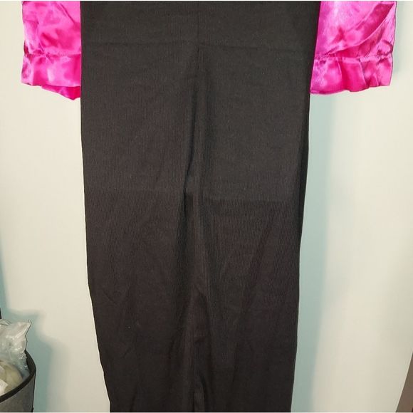 Women's Retro Plus Size Puff Half Sleeve Choker Dress - Picture 6 of 6